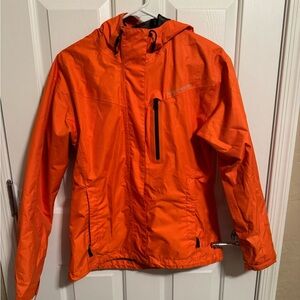 Helly Hansen Men’s Orange Outdoor Hooded Jacket Medium